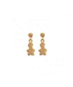 Boucles D'oreilles Garçons Plaqué Or