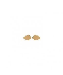 Boucles D'oreilles Nuage Plaqué Or