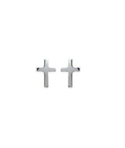 Boucles D'oreilles Petites Croix Argent