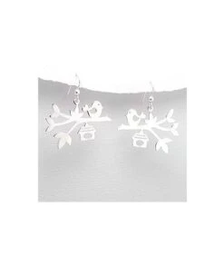 Boucles D'Oreilles Un Oiseau Sur La Branche