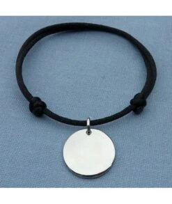 Bracelet Victoria Médaille Gravée Acier