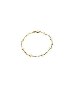 Bracelet 8 Croix Plaqué Or