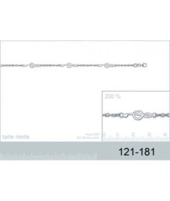 Bracelet Clé De Sol Argent