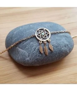 Bracelet Attrape-rêves Plaqué Or