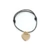 Bracelet Cordon Coeur 2 Perles