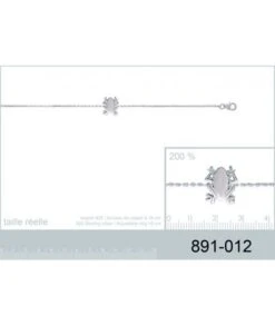 Bracelet Grenouille En Argent