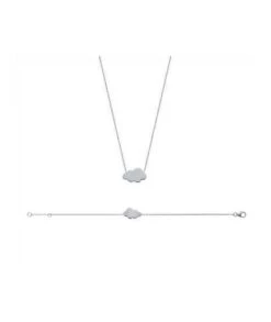 Bracelet Pour Une Rêveuse Nuage En Argent Rhodié