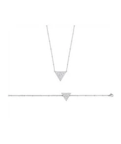 Bracelet Ou Collier "Triangle" Acier