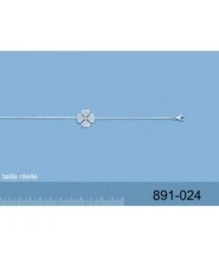 Bracelet Trèfle Tout Argent