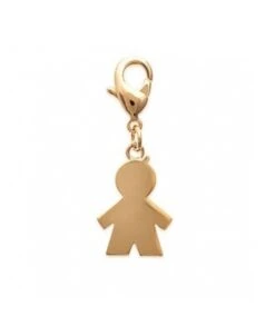 Charm Garçon Plaqué Or à Graver