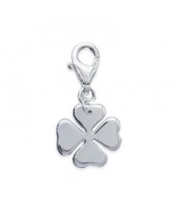 Charm Trèfle à 4 Feuilles En Argent