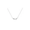 Collier 2 Ailes D'Ange Argent