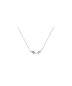 Collier 2 Ailes D'Ange Argent