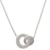 Collier 2 Disques Argent