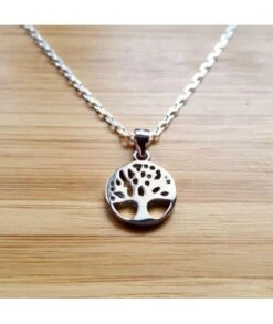 Collier Arbre De Vie 12 Mm Argent