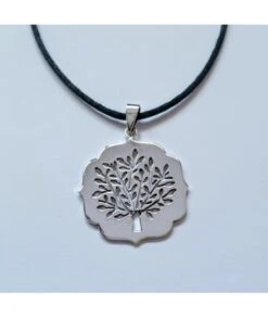 Collier Arbre De Vie Ajouré En Argent