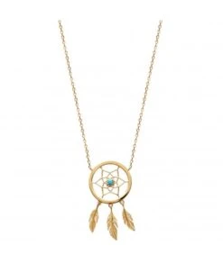Collier Attrape-rêve Plaqué Or