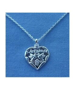 Collier Coeur Je T'aime Oiseaux Personnalisé