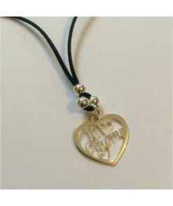 Collier Coeur Je T'aime 3 Perles