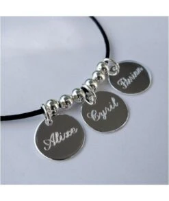 Collier Cordon 1 à 5 Médailles 15 Mm