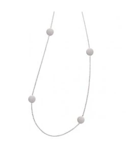 Collier Sautoir Médailles Argent