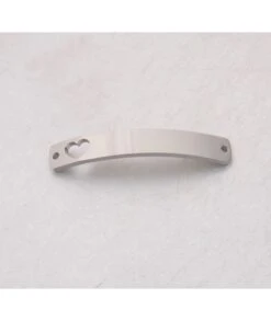 Connecteur Coeur En Acier 41x6 Mm Ă Graver Avec Ou Sans Gravure