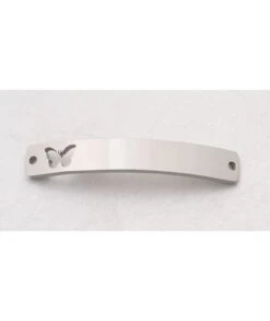 Connecteur Papillon En Acier 41x6 Mm Ă Graver Avec Ou Sans Gravure