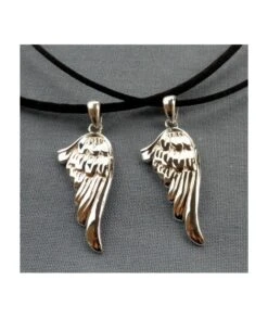Duo 2 Colliers Aile D'Ange Plaqué Or