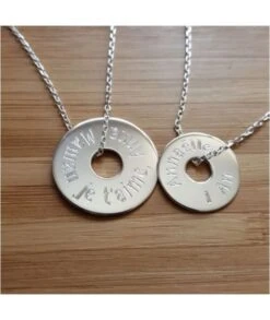 Duo Colliers Disques 15 Et 20 Mm