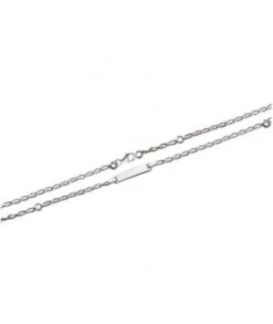 Gourmette Eden Medium 15 Cm En Argent Avec Gravure