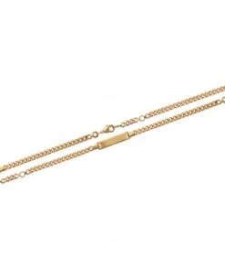 Gourmette Camille 16 Cm En Plaqué Or Avec Gravure