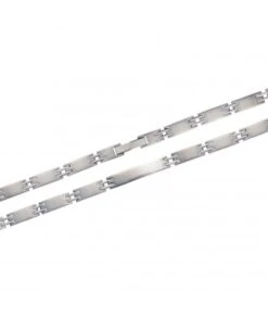 Gourmette Anthony En Acier Avec Gravure