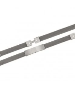 Gourmette Gabriel 21 Cm En Acier Avec Gravure