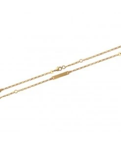 Gourmette Marley Fine 15 Cm En Plaqué Or Avec Gravure