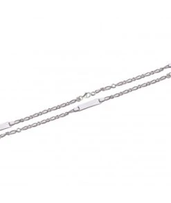 Gourmette Marley Large 16 Cm En Argent Avec Gravure