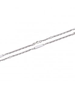 Gourmette Marley Medium 15 Cm En Argent Avec Gravure