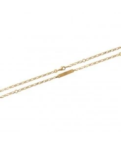 Gourmette Marley Medium 15 Cm En Plaqué Or Avec Gravure