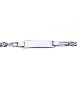 Gourmette Marley X-large 16 Cm En Argent Avec Gravure