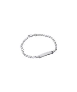 Gourmette N°19 Maille Marine Argent 16 Cm