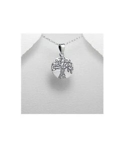 Pendentif Arbre De Vie Argent 15 Mm