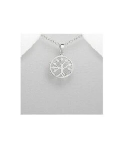 Pendentif Argent Arbre De Vie 16 Mm