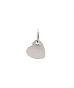 Pendentif Coeur Penché 11 Mm Argent