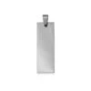 Pendentif Rectangle Acier